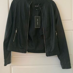 New me Jane leather jacket
